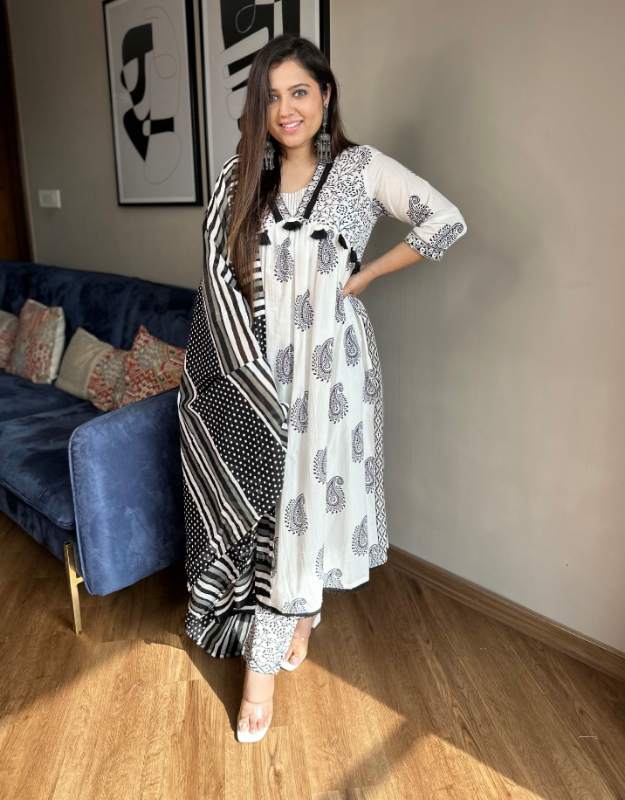 Alia Printed Kurta With Salwar Set